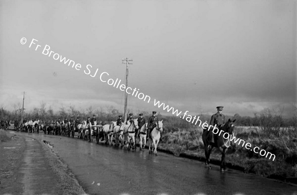 TROOPS AT THE CURRAGH ON HORSEBACK